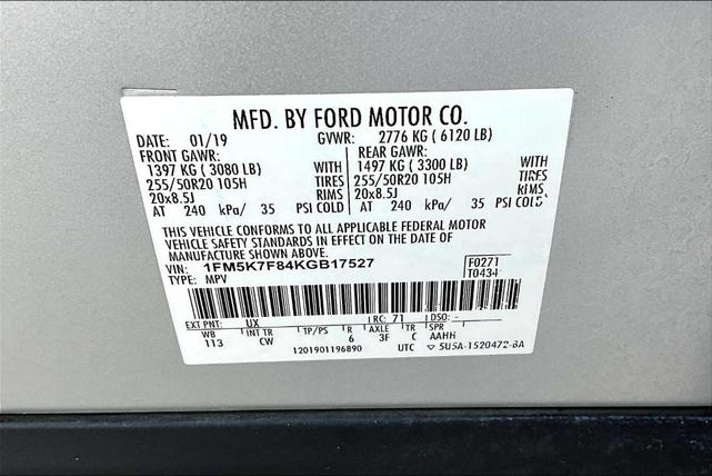 Photo of 2019 Ingot Silver Metallic Ford Explorer
