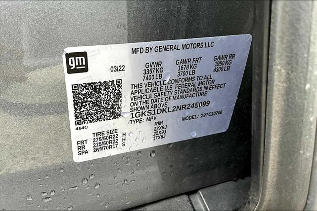 Photo of 2022 Satin Steel Metallic GMC Yukon