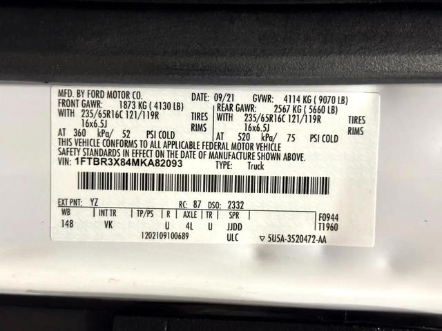 Photo of 2021 Oxford White Ford Transit-250