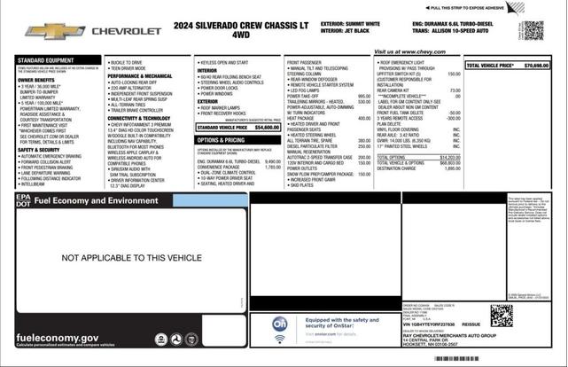 Photo of 2024 White Chevrolet Silverado 3500