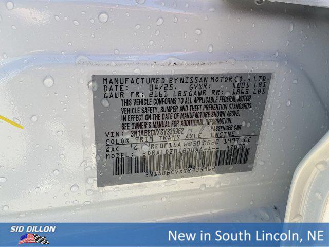 Photo of 2025 Aspen White Tricoat Nissan Sentra