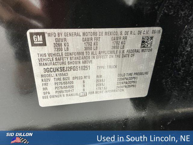 Photo of 2015 Black Chevrolet Silverado 1500