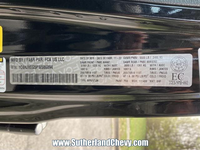 Photo of 2023 Black Clearcoat Jeep Wrangler