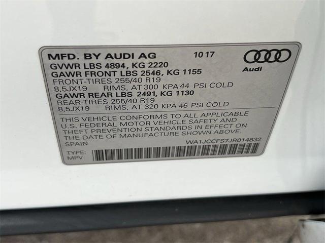 Photo of 2018 Glacier White Metallic Audi Q3
