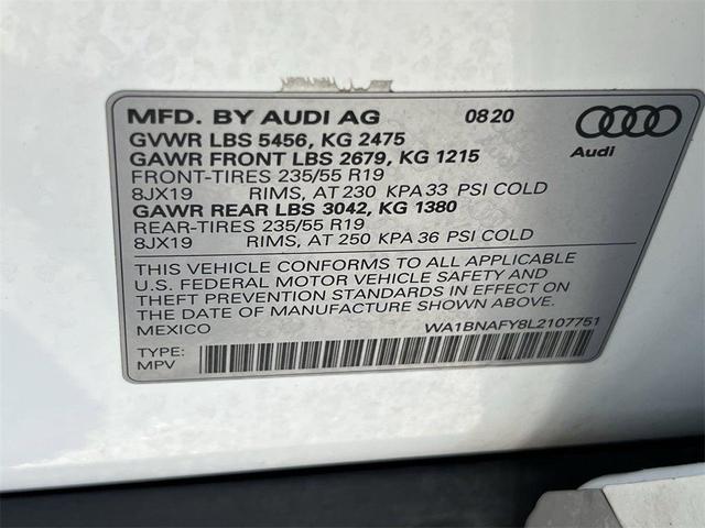 Photo of 2020 Ibis White Audi Q5