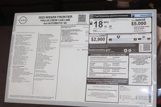 Photo of 2025 Boulder Gray Metallic Nissan Frontier