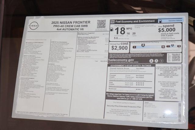Photo of 2025 Afterburn Orang Nissan Frontier