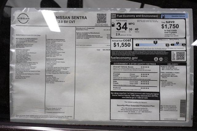 Photo of 2025 Gun Metallic Nissan Sentra