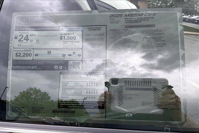 Photo of 2025 Rhodium Mazda CX-5