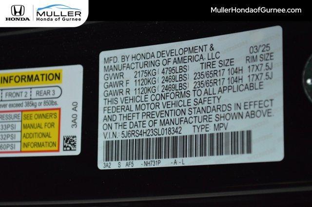 Photo of 2025 Crystal Black Pearl Honda CR-V