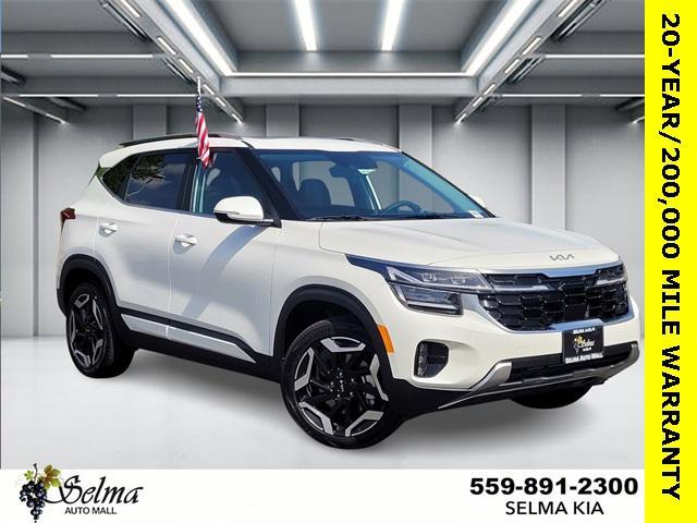 Photo of 2025 White Pearl Kia Seltos