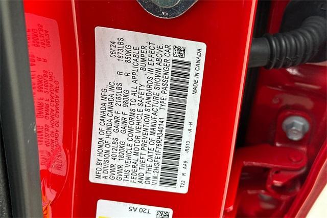 Photo of 2024 Rallye Red Honda Civic