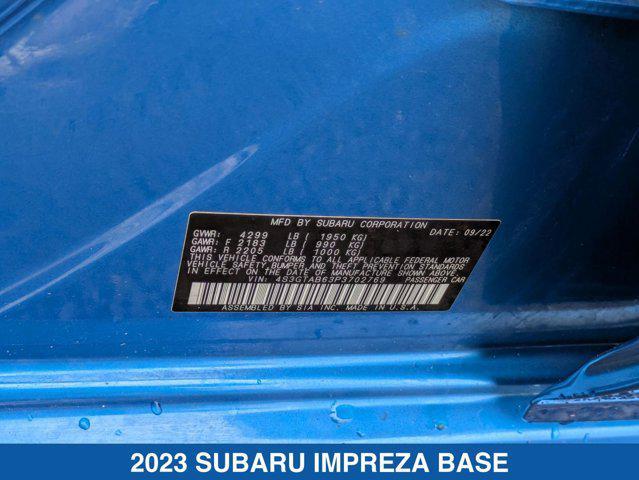 Photo of 2023 Ocean Blue Pearl Subaru Impreza
