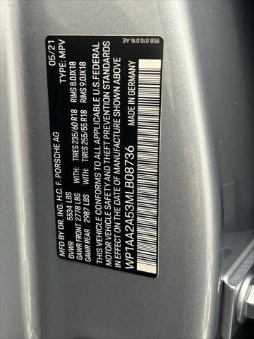 Photo of 2021 Silver Porsche Macan
