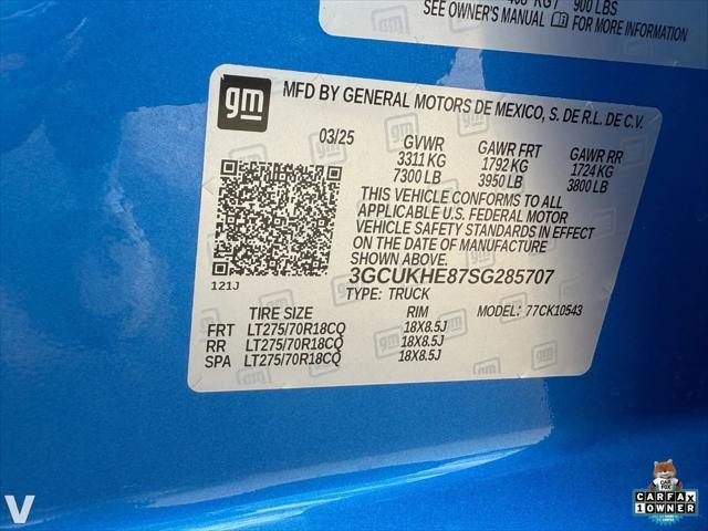 Photo of 2025 Riptide Blue Metallic Chevrolet Silverado 1500