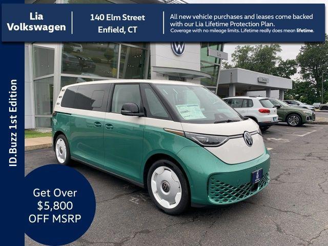 Photo of 2025 Mahi Green Metallic - Candy White Volkswagen ID. Buzz