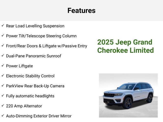 Photo of 2025 White Jeep Grand Cherokee