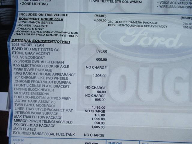 Photo of 2021 Maroon Ford F-150