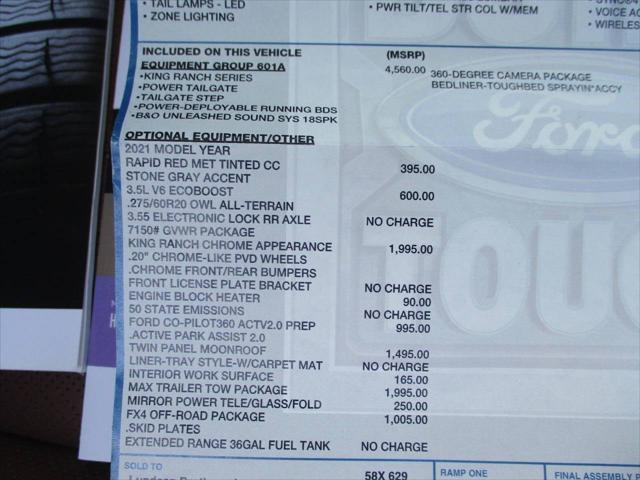 Photo of 2021 Maroon Ford F-150