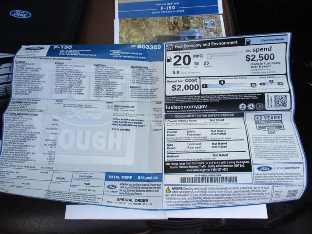 Photo of 2021 Maroon Ford F-150