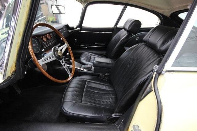 Photo of 1969 Primrose Yellow Jaguar XKE