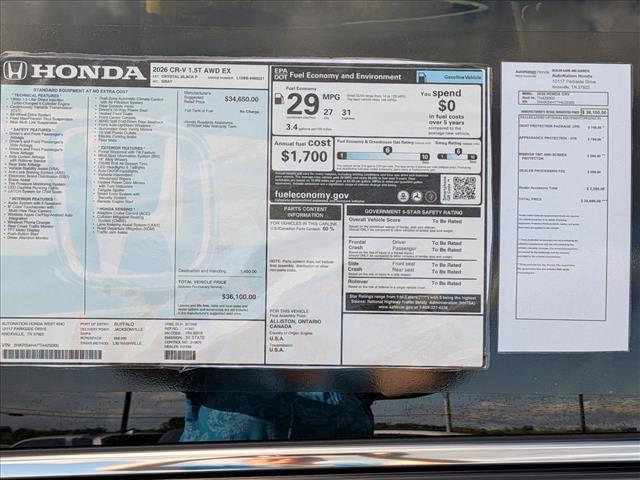 Photo of 2026 Crystal Black Pearl Honda CR-V