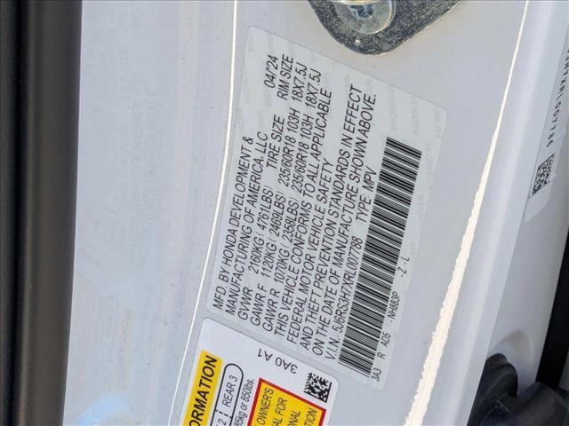 Photo of 2024 Platinum White Pearl Honda CR-V