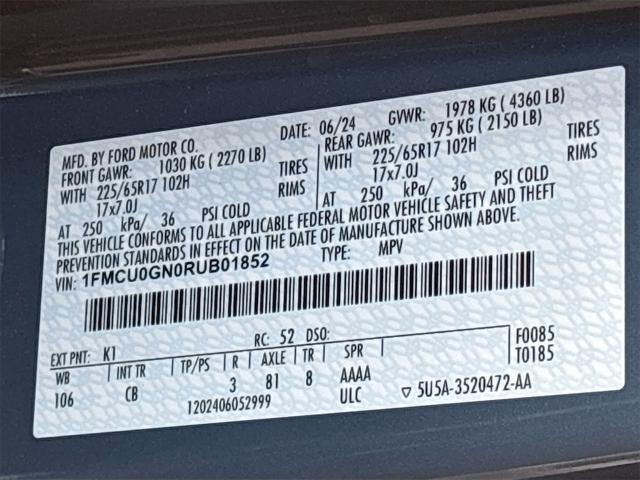 Photo of 2024 Vapor Blue Metallic Ford Escape