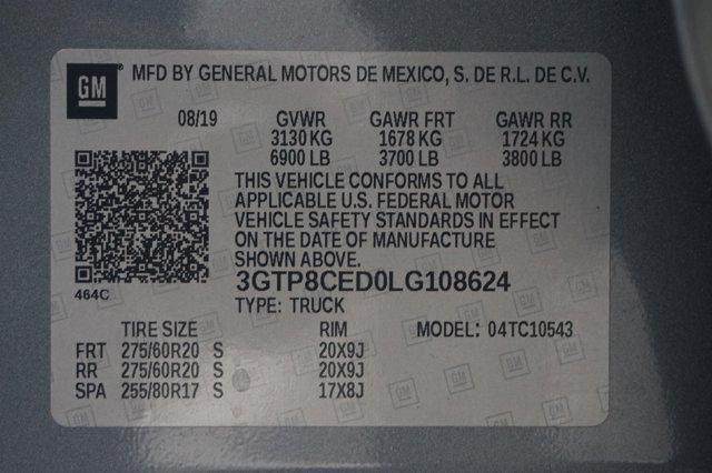 Photo of 2020 Satin Steel Metallic GMC Sierra 1500