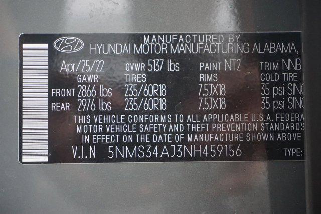 Photo of 2022 Hampton Gray Hyundai SANTA FE