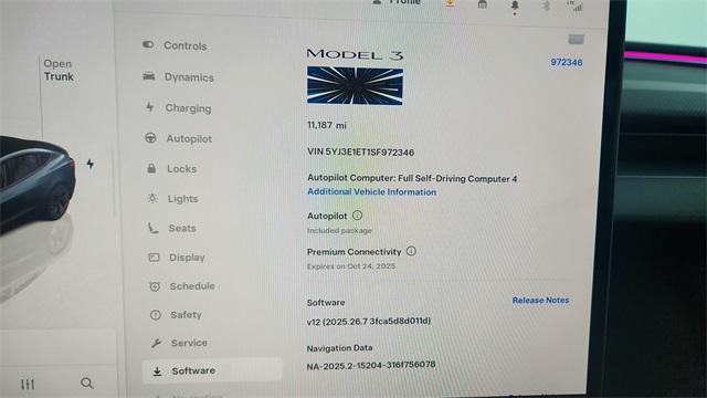 Photo of 2025 Black Tesla Model 3