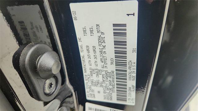 Photo of 2022 Midnight Black Metallic Toyota Tundra