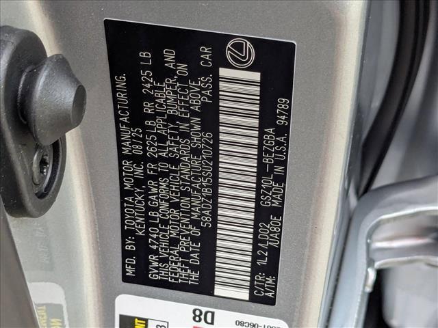 Photo of 2025 Iridium Lexus ES 350