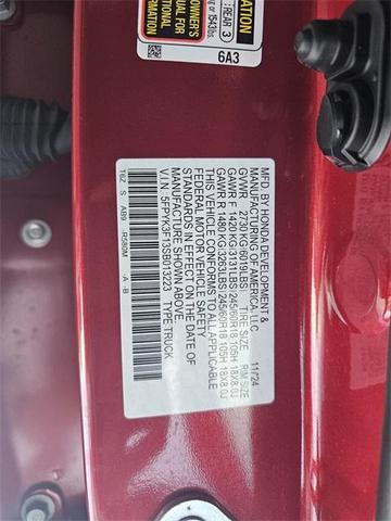 Photo of 2025 Radiant Red Honda Ridgeline