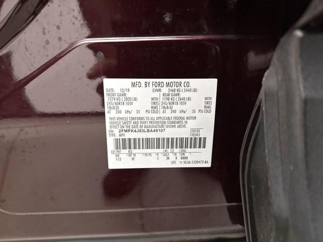 Photo of 2020 BURGUNDY VELVET MET TINT CC Ford Edge