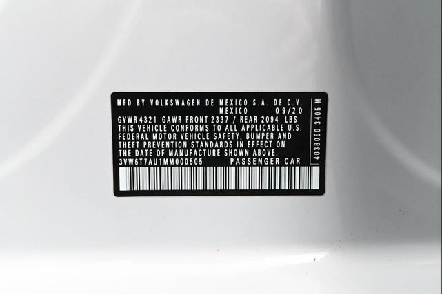 Photo of 2021 White Volkswagen Golf GTI