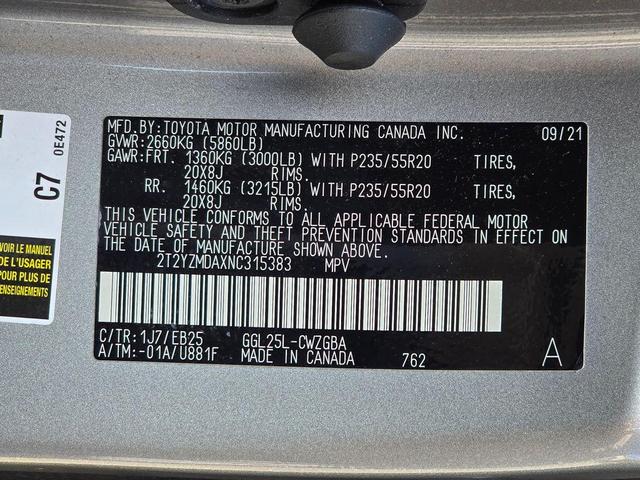 Photo of 2022 Atomic Silver Lexus RX 350
