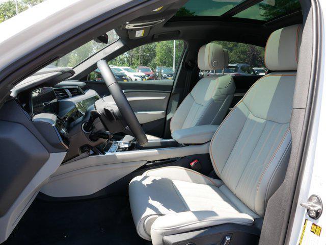 Photo of 2024 Glacier White Metallic Audi Q8 e-tron