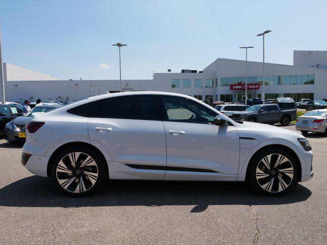 Photo of 2024 Glacier White Metallic Audi Q8 e-tron