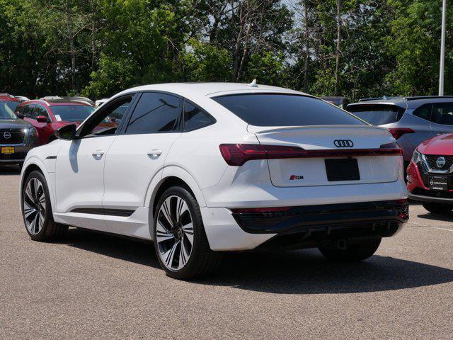 Photo of 2024 Glacier White Metallic Audi Q8 e-tron