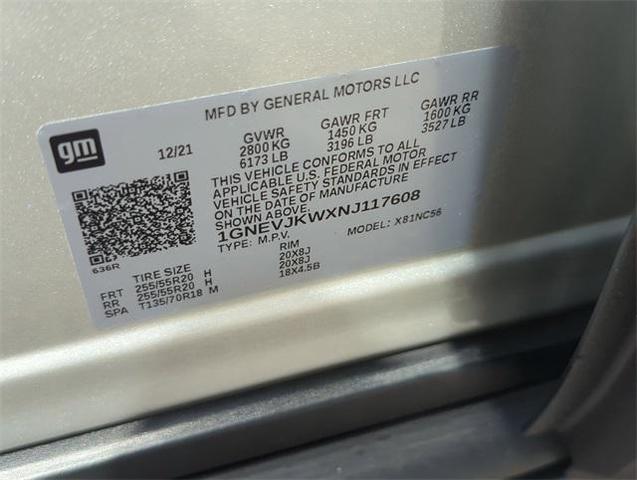 Photo of 2022 Silver Ice Metallic Chevrolet Traverse