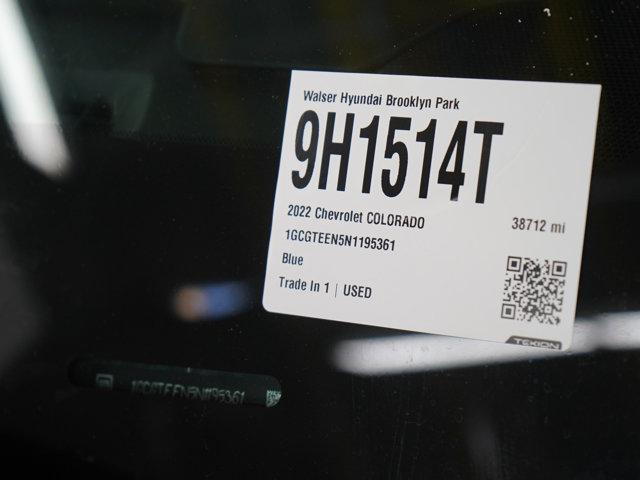 Photo of 2022 Blue Chevrolet Colorado