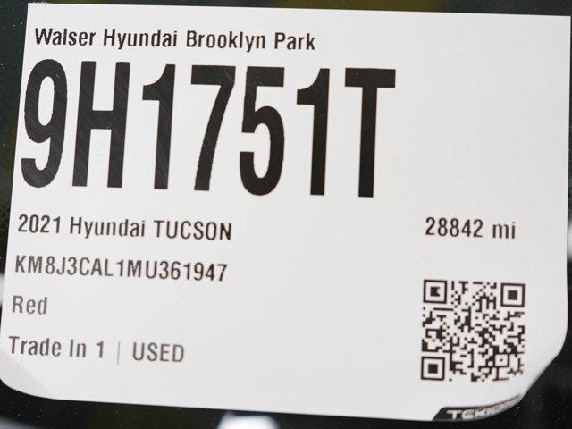 Photo of 2021 Red Hyundai TUCSON