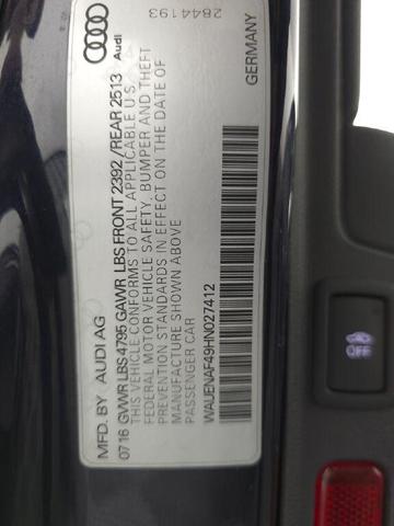Photo of 2017 Scuba Blue Metallic Audi A4