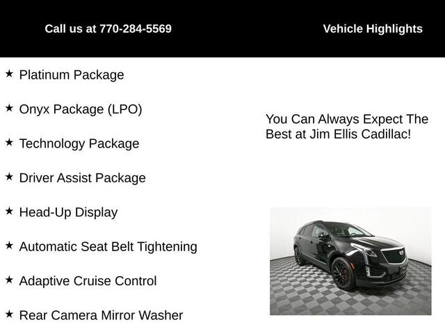 Photo of 2022 Stellar Black Metallic Cadillac XT5