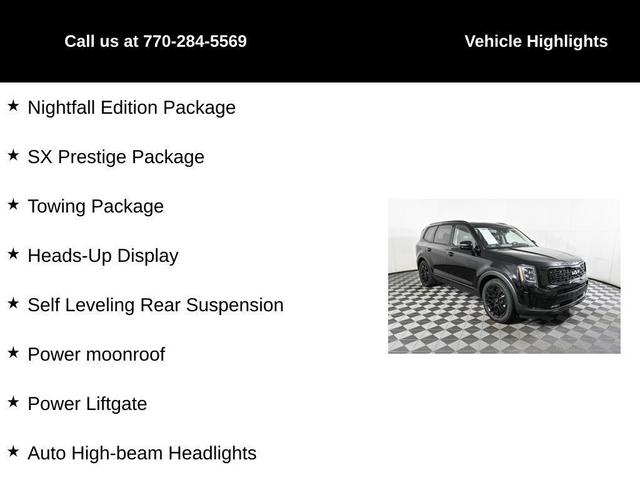 Photo of 2022 Ebony Black Kia Telluride