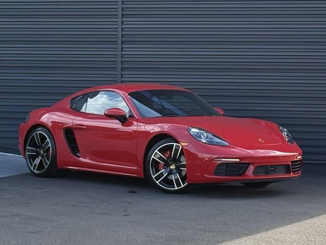 Photo of 2025 Guards Red Porsche 718 Cayman