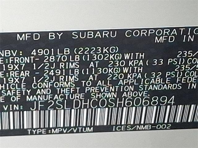 Photo of 2025 Crystal White Pearl Subaru Forester