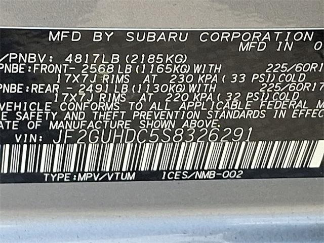 Photo of 2025 Ice Silver Metallic Subaru Crosstrek
