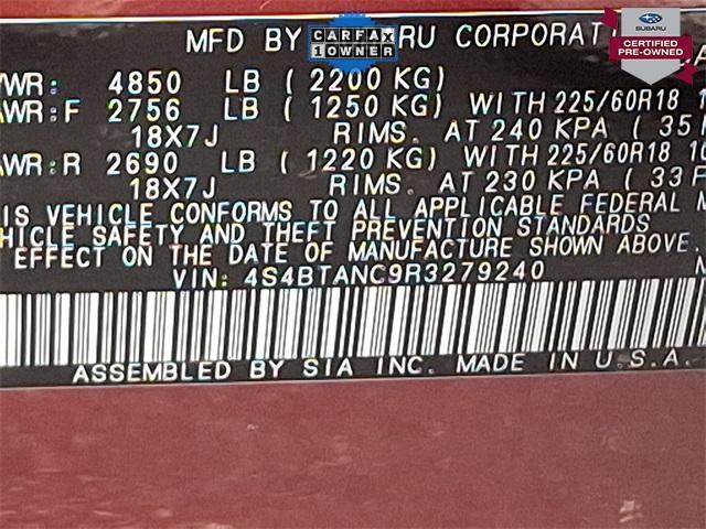 Photo of 2024 Crimson Red Pearl Subaru Outback